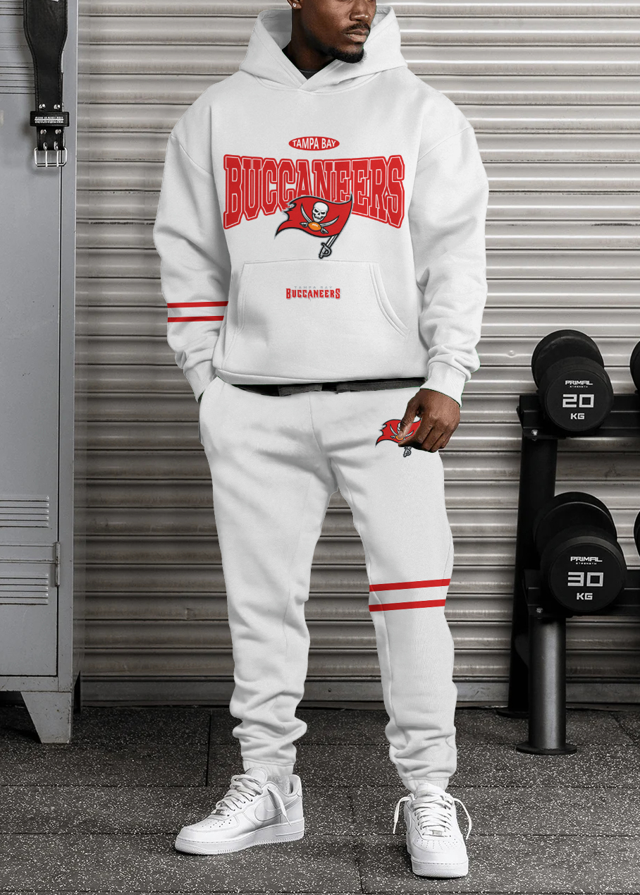 Buildercar - Tampa Bay Buccaneers NFL Sport Hoodie Tracksuit Style 428