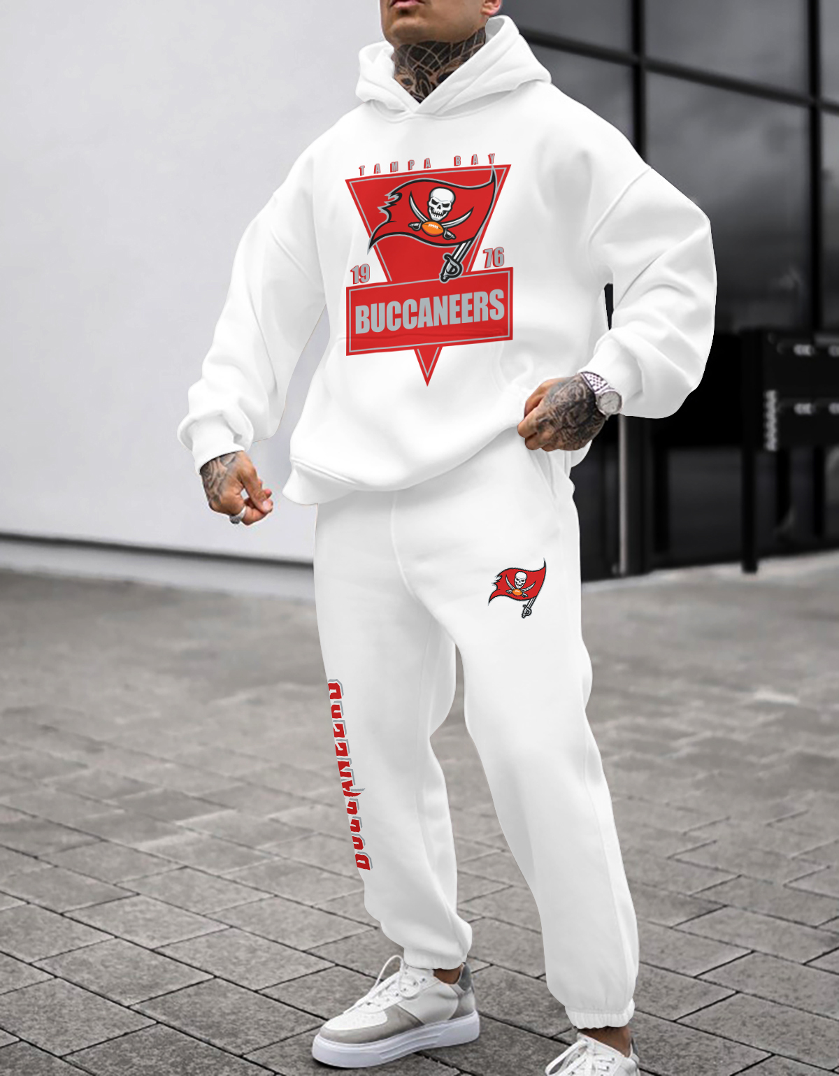Buildercar - Tampa Bay Buccaneers NFL Sport Hoodie Tracksuit Style 66