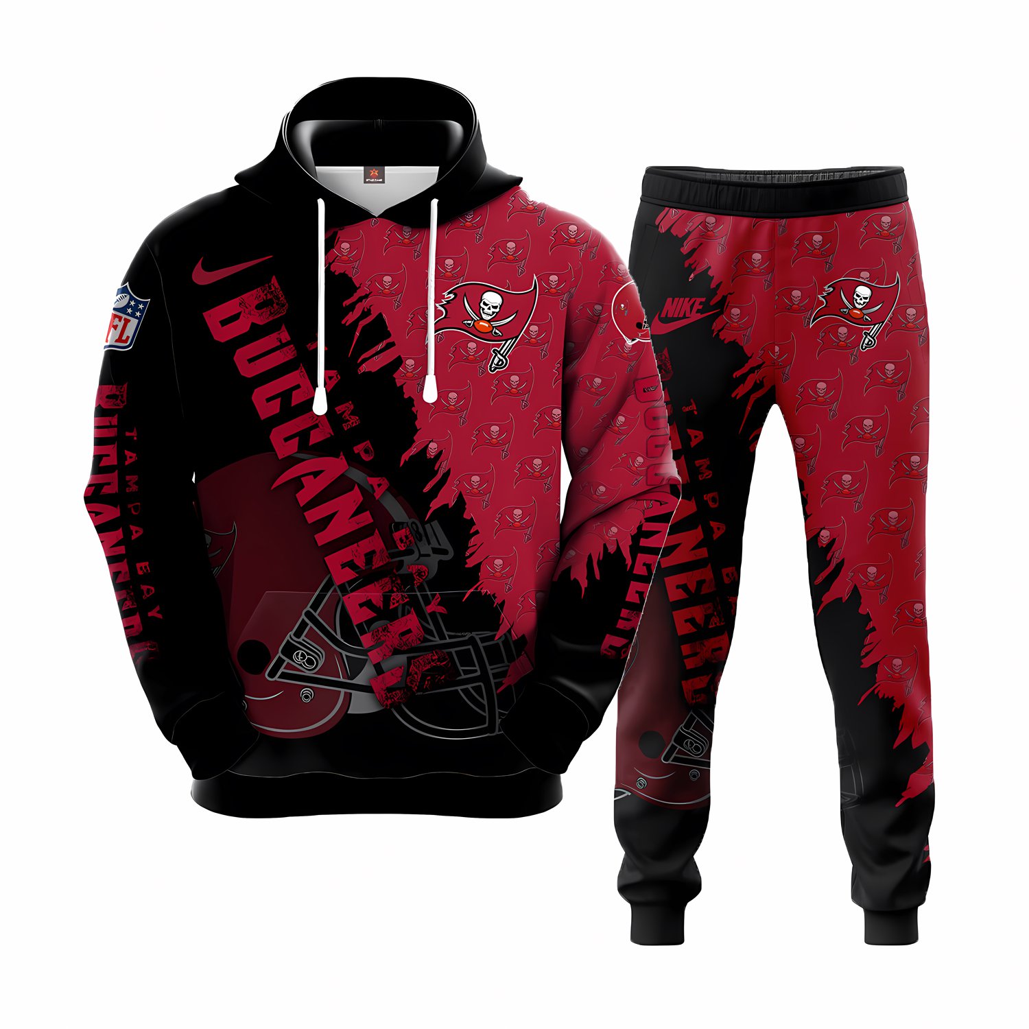 Buildercar - Tampa Bay Buccaneers NFL Team Sport Hoodie Tracksuit