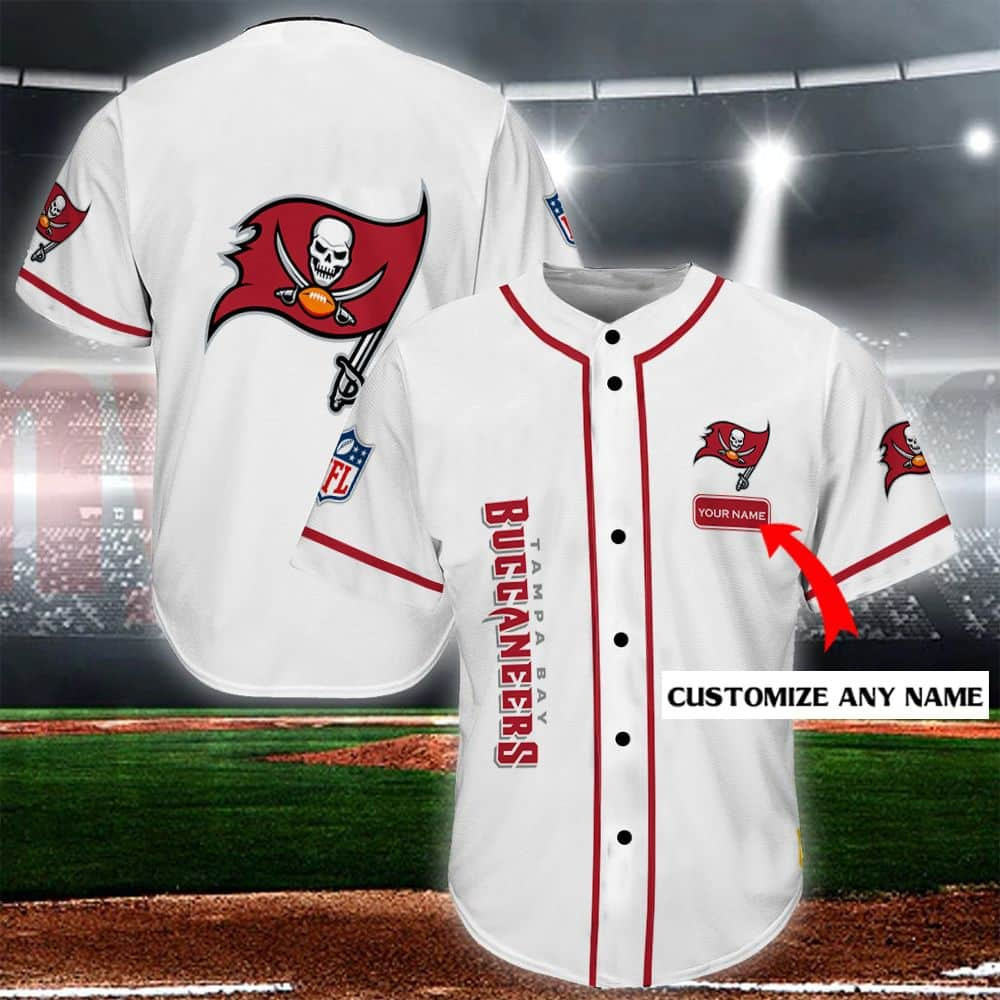 Buildercar - Tampa Bay Buccaneers Personalized Baseball Jersey
