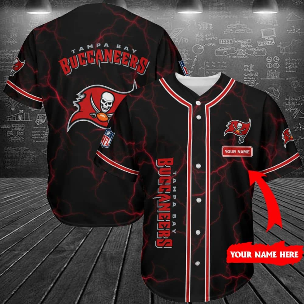 Buildercar - Tampa Bay Buccaneers Personalized Baseball Jersey