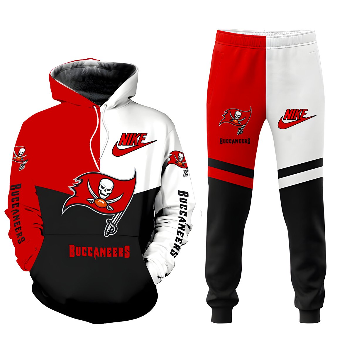 Buildercar - Tampa Bay Buccaneers Superior NFL Team Sport Hoodie Tracksuit