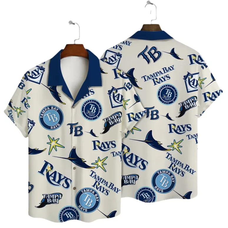 Buildercar - Tampa Bay Rays Classic Logo Hawaiian Shirt
