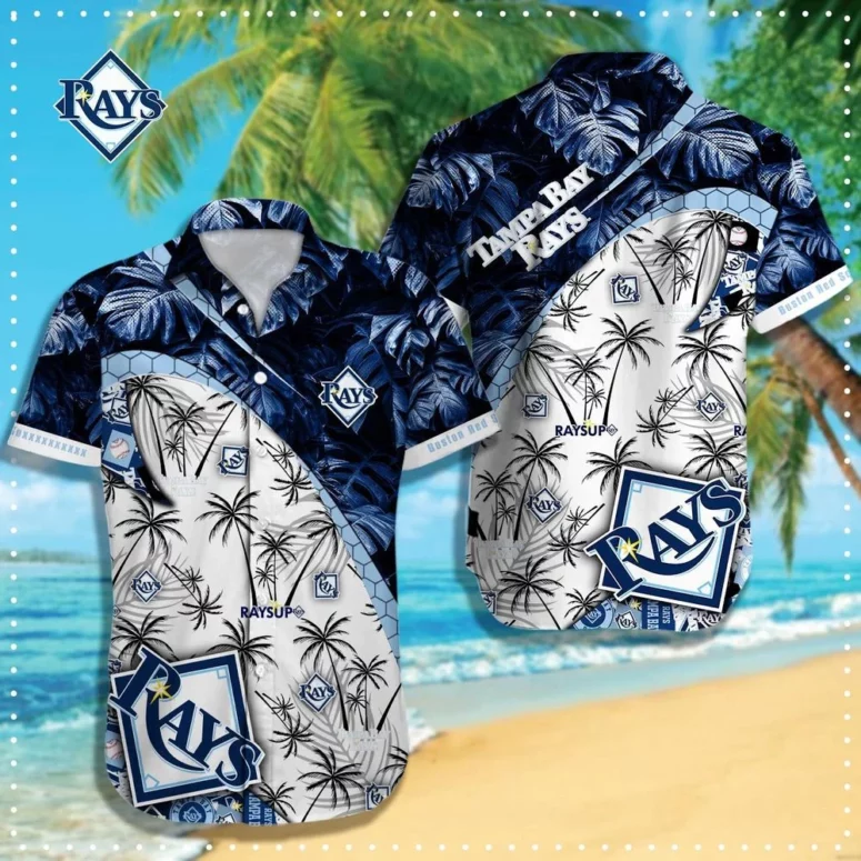 Buildercar - Tampa Bay Rays Island Escape Hawaiian Shirt