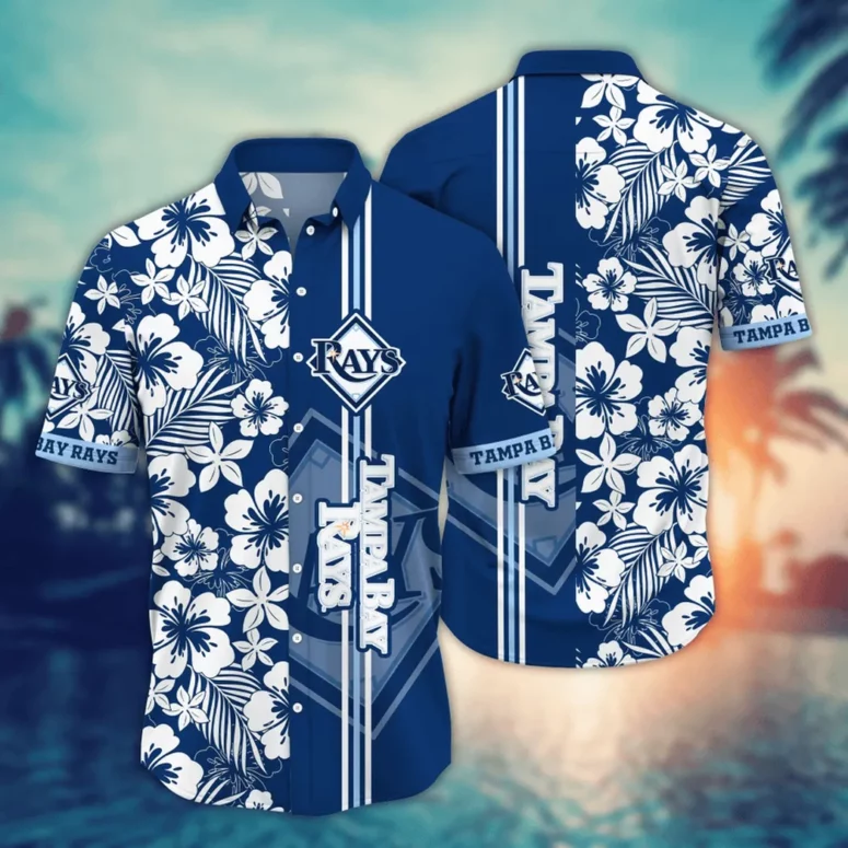 Buildercar - Tampa Bay Rays Island Hibiscus Hawaiian Shirt