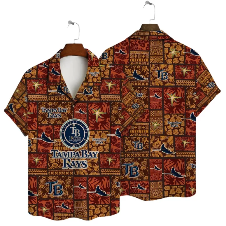 Buildercar - Tampa Bay Rays Island Sunset Hawaiian Shirt