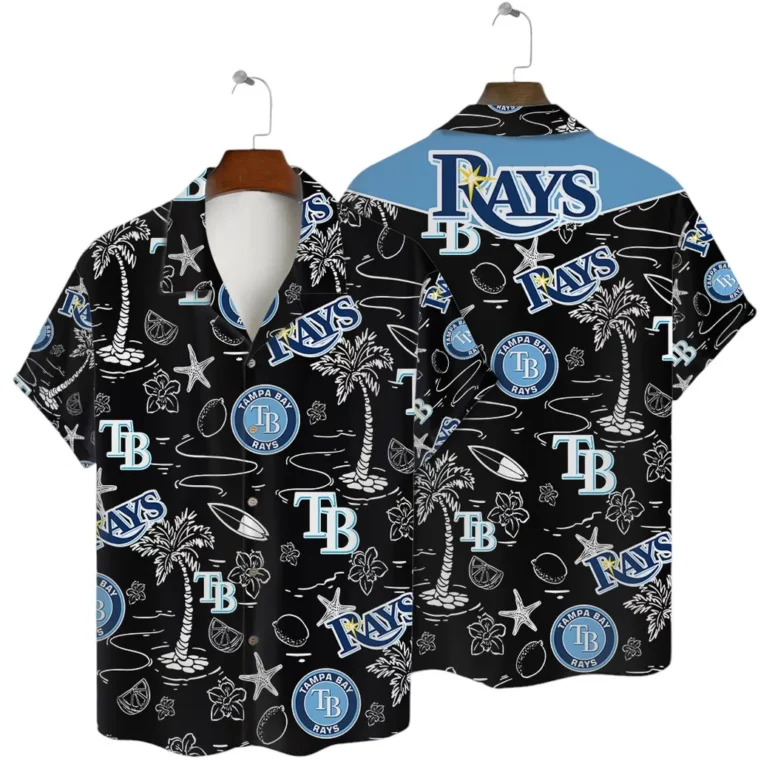 Buildercar - Tampa Bay Rays Midnight Tropics Hawaiian Shirt
