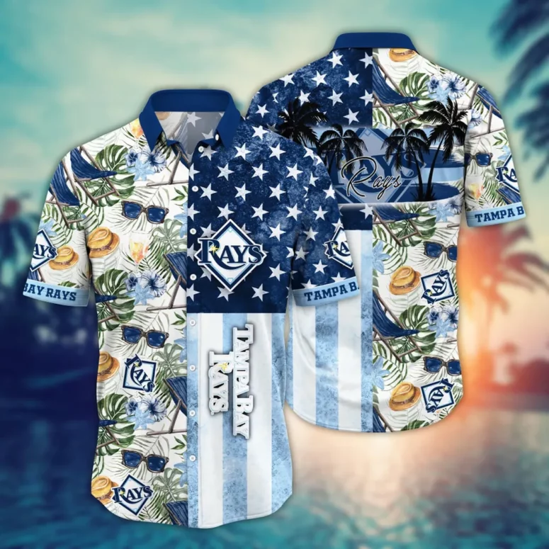 Buildercar - Tampa Bay Rays Stars Tropics Hawaiian Shirt