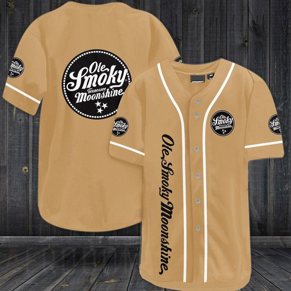 Buildercar - Tan Ole Smoky Moonshine Baseball Jersey