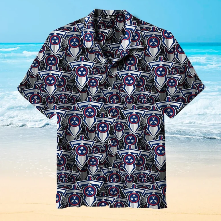 Buildercar - Tennessee Titans Bold Blade Hawaiian Shirt