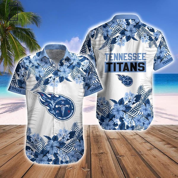 Buildercar - Tennessee Titans Flora NFL Football Team Hawaiian Shirt