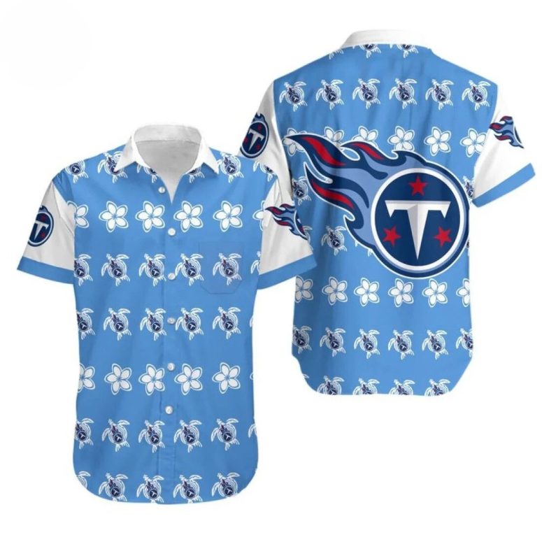 Buildercar - Tennessee Titans Floral Flame Hawaiian Shirt