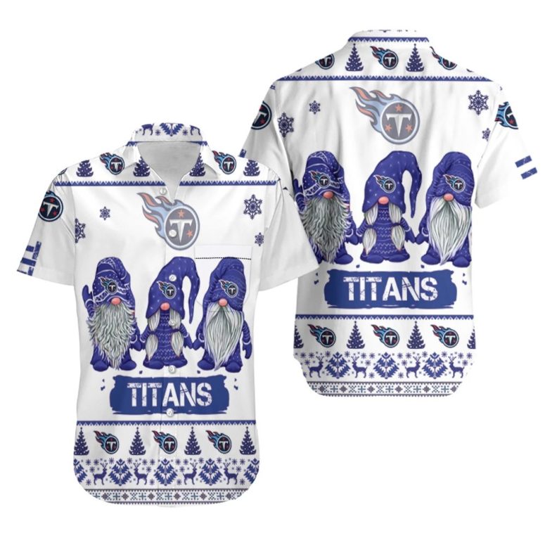 Buildercar - Tennessee Titans Gnomes Ugly Sweatshirt Hawaiian Shirt
