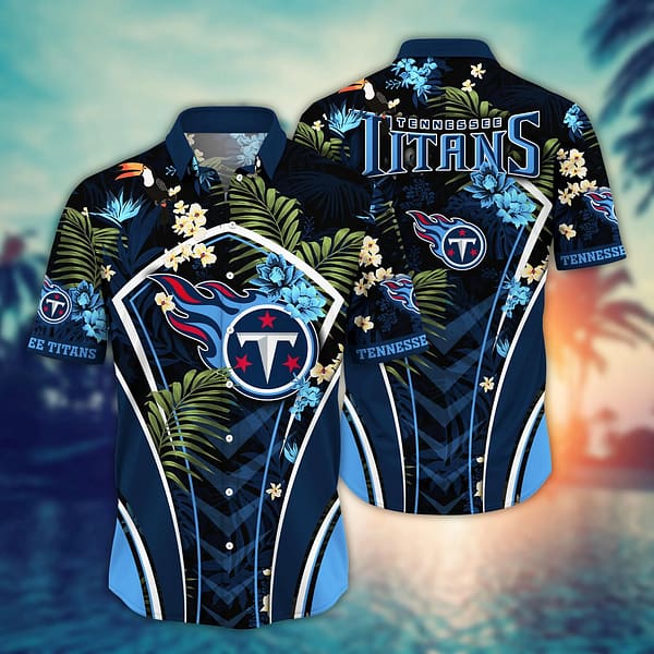 Buildercar - Tennessee Titans Greenery NFL Football Team Hawaiian Shirt