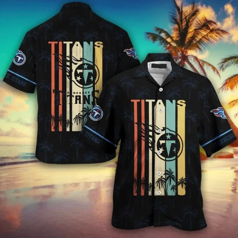 Buildercar - Tennessee Titans Island Blitz Hawaiian Shirt