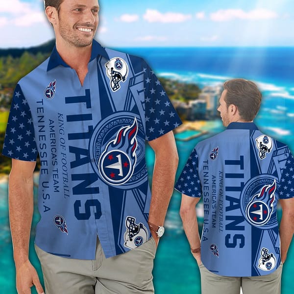 Buildercar - Tennessee Titans King Of Football NFL Football Team Hawaiian Shirt