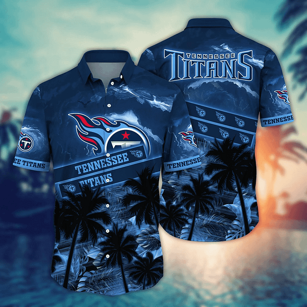 Buildercar - Tennessee Titans Midsummer NFL Football Team Hawaiian Shirt