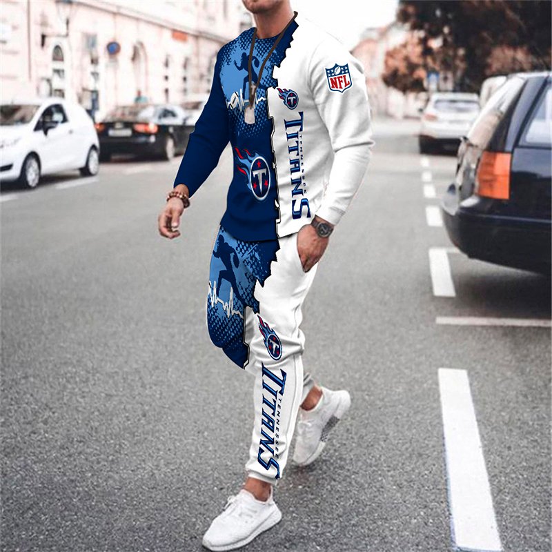 Buildercar - Tennessee Titans NFL Football Team V2 Sport Hoodie Tracksuit