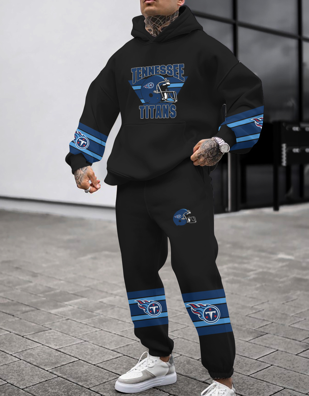 Buildercar - Tennessee Titans NFL Sport Hoodie Tracksuit Style 247