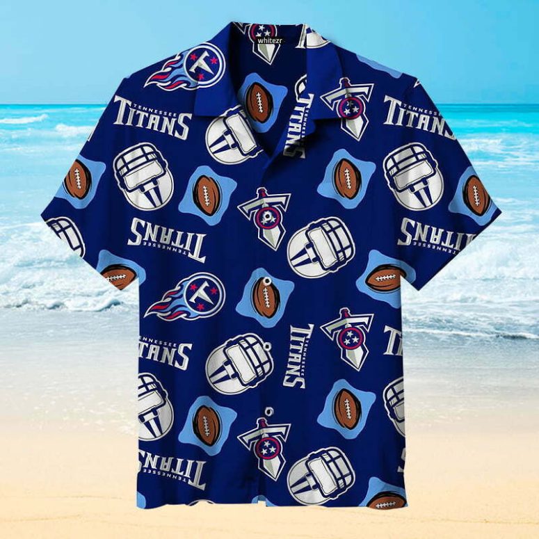 Buildercar - Tennessee Titans Playmaker Paradise Hawaiian Shirt
