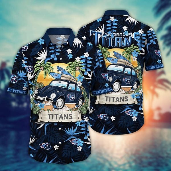 Buildercar - Tennessee Titans Road Trip NFL Football Team Hawaiian Shirt