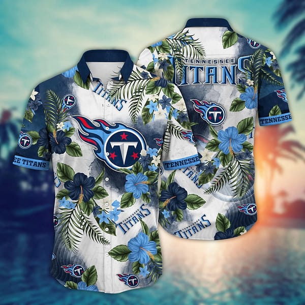 Buildercar - Tennessee Titans Summer Forest NFL Football Team Hawaiian Shirt