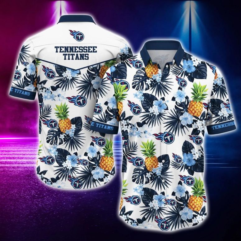 Buildercar - Tennessee Titans Tropical Spirit Hawaiian Shirt