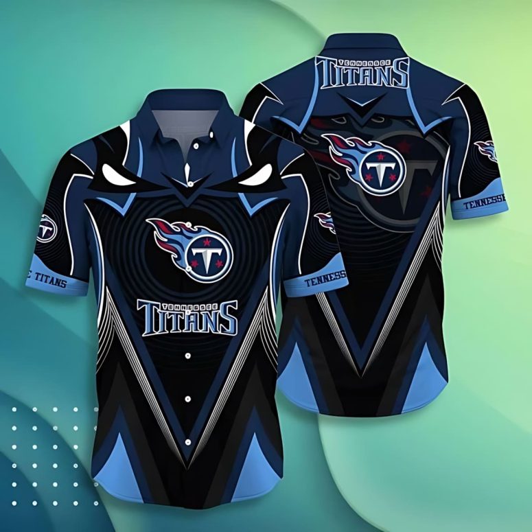 Buildercar - Tennessee Titans Vortex Vision Hawaiian Shirt