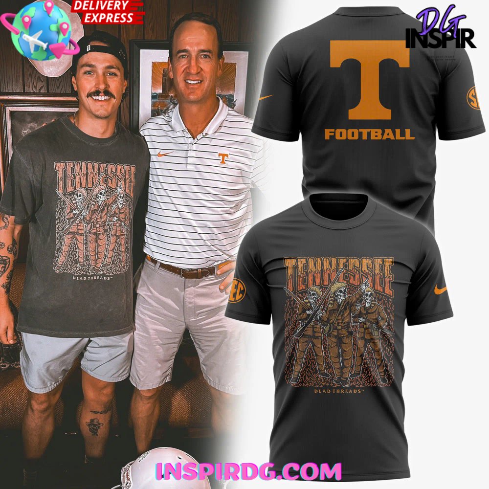 Buildercar - Tennessee Volunteers Dead Threads 2025 NHL T-shirt