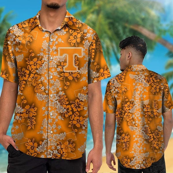 Buildercar - Tennessee Volunteers Mini Blossom Hawaiian Shirt