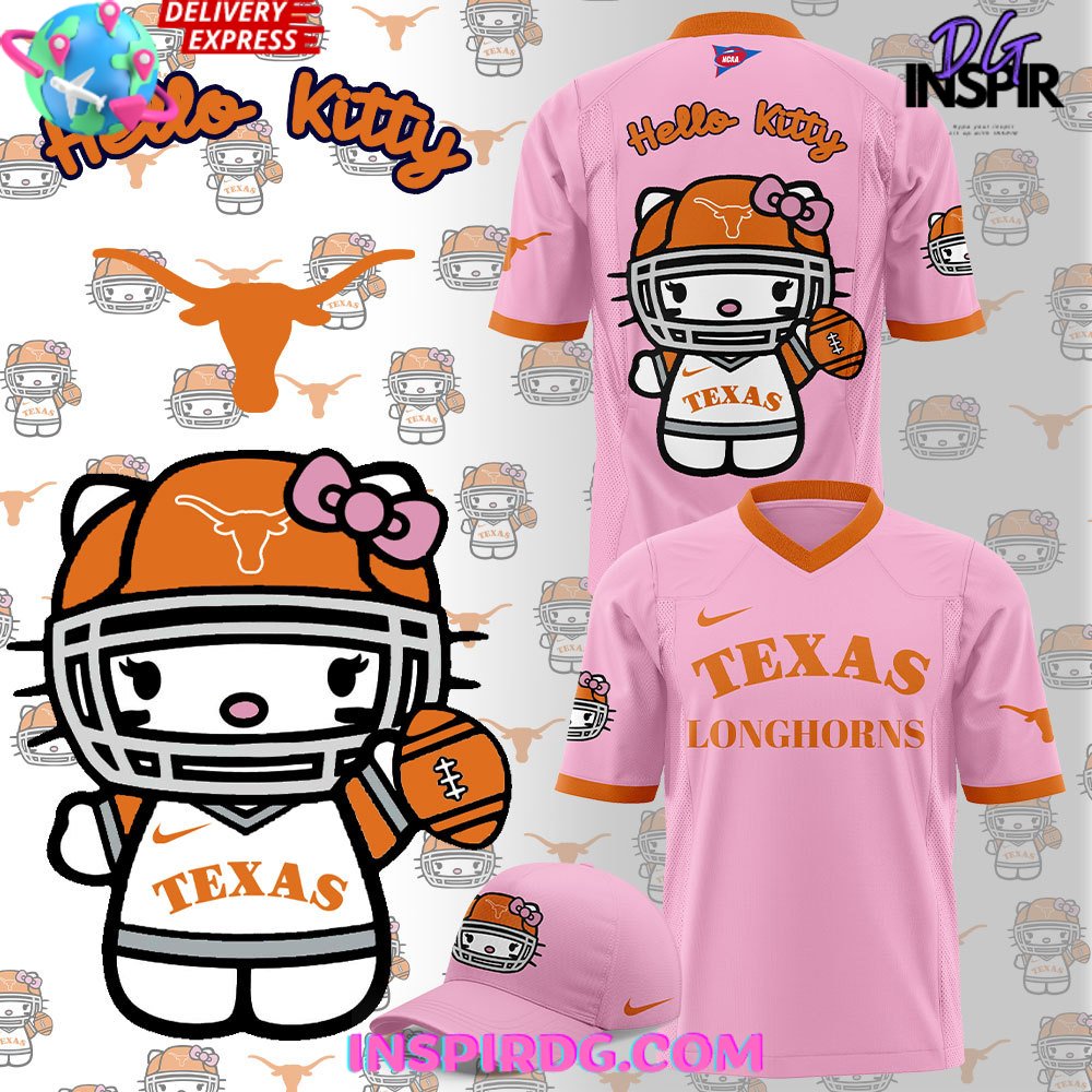 Buildercar - Texas Longhorns x Hello Kitty 2025 NHL T-shirt