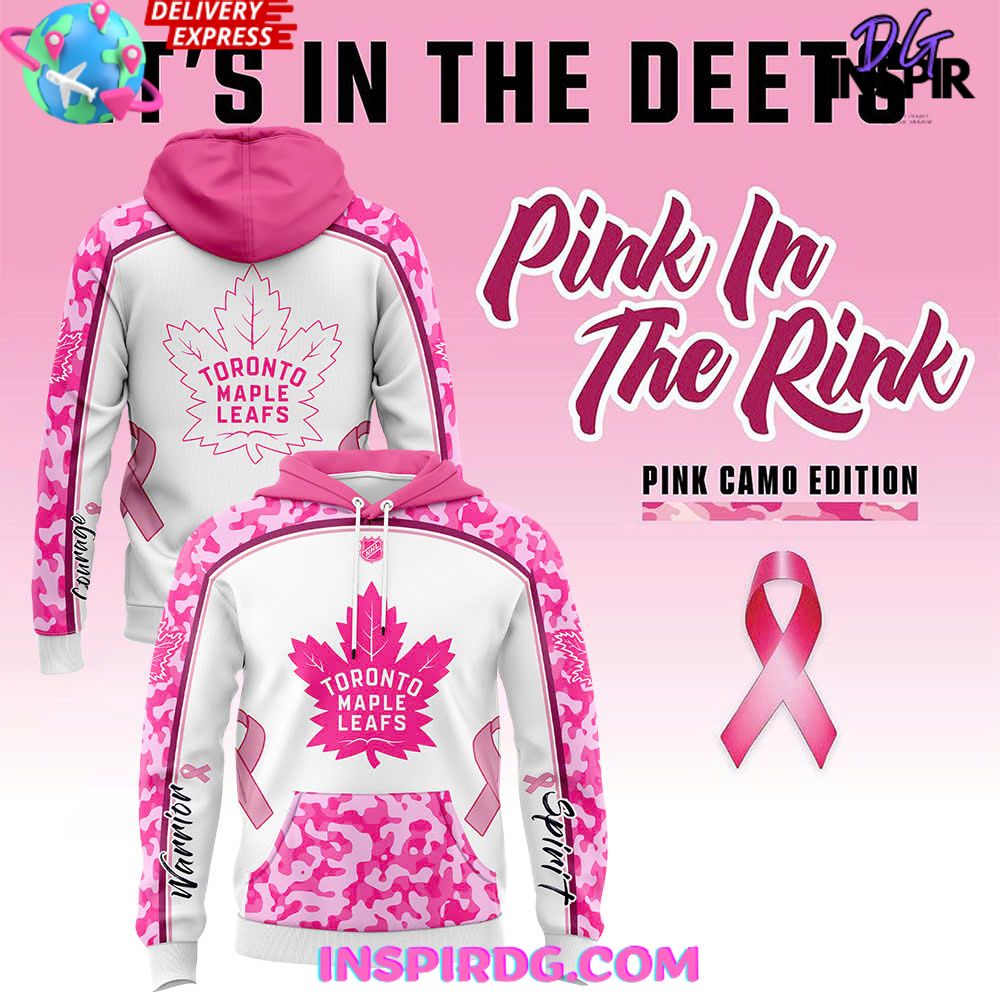Buildercar - Toronto Maple Leafs Pink in the Rink 2025 Sweatshirt Hoodie