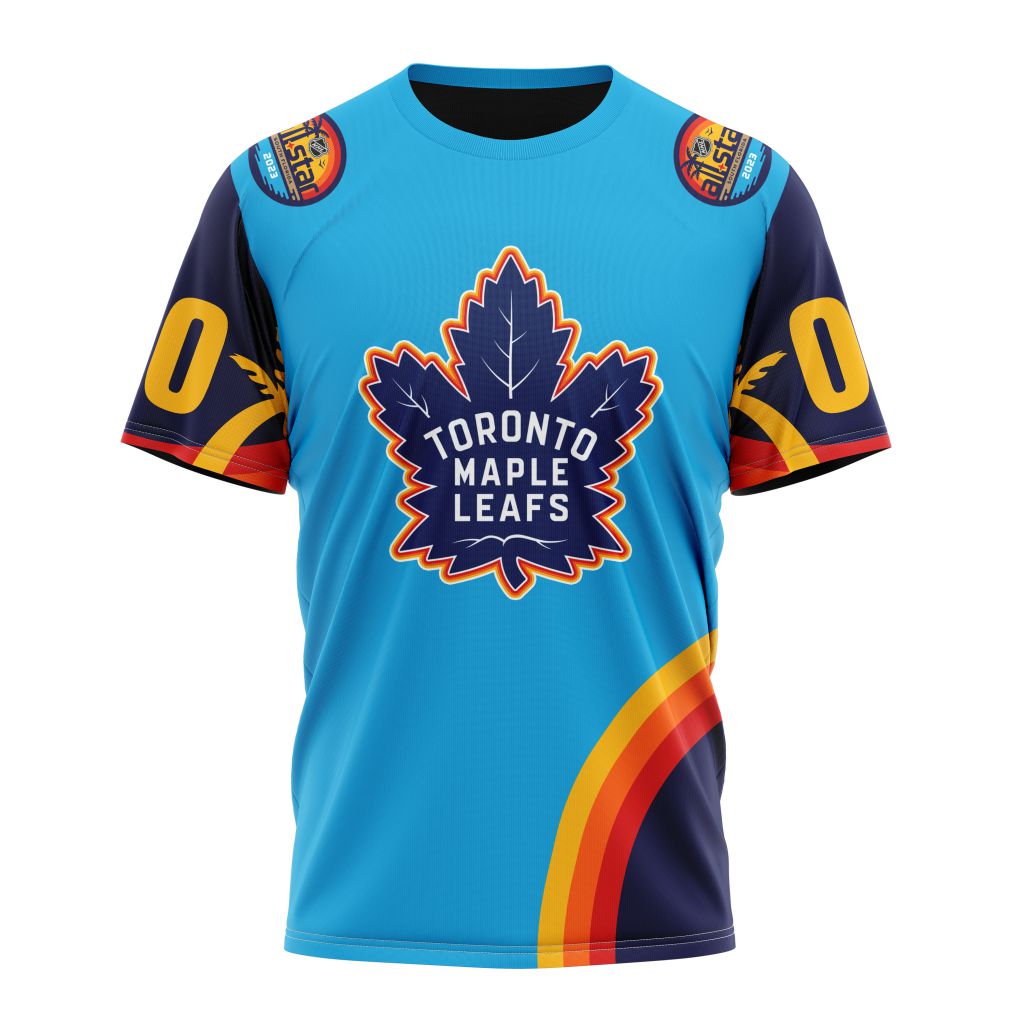 Buildercar - Toronto Maple Leafs Special ALL-Star Game Design With Atlantic Ocean Personalized Name And Number T-Shirt
