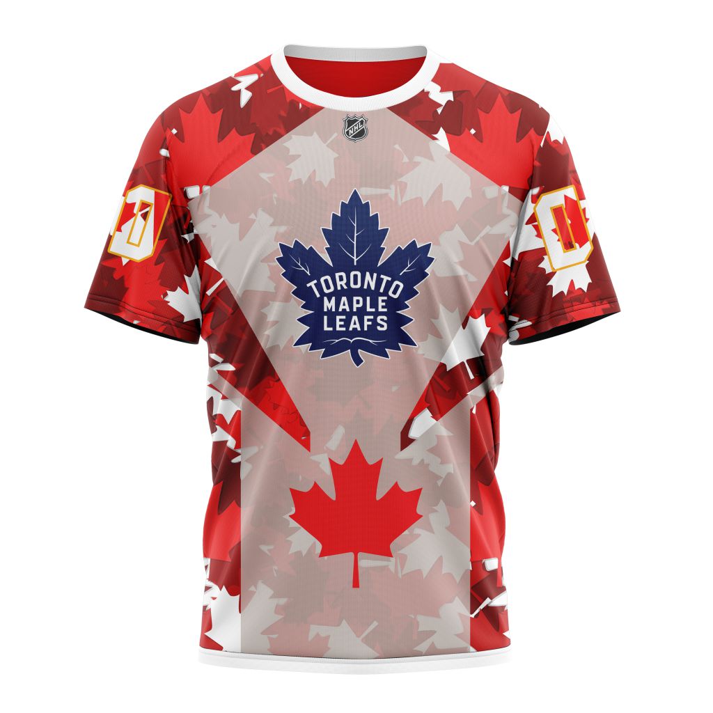 Buildercar - Toronto Maple Leafs Special Concept For Canaday Day Personalized Name And Number T-Shirt