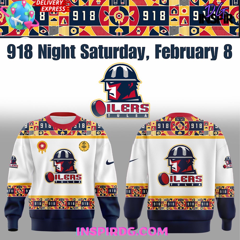 Buildercar - Tulsa Oilers 918 Night Awesome Sweatshirt Hoodie