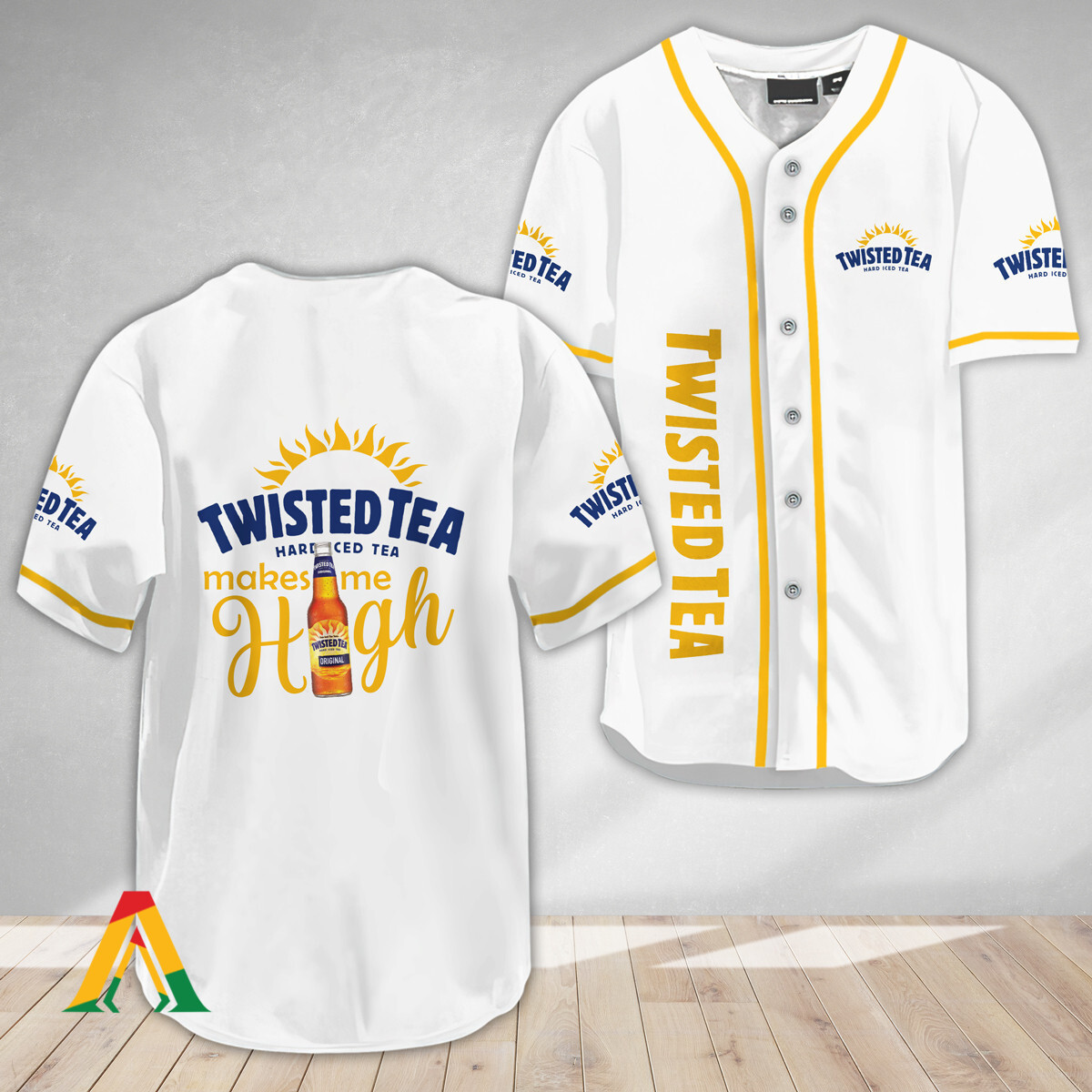 Buildercar - Twisted Tea Make Me High Baseball Jersey