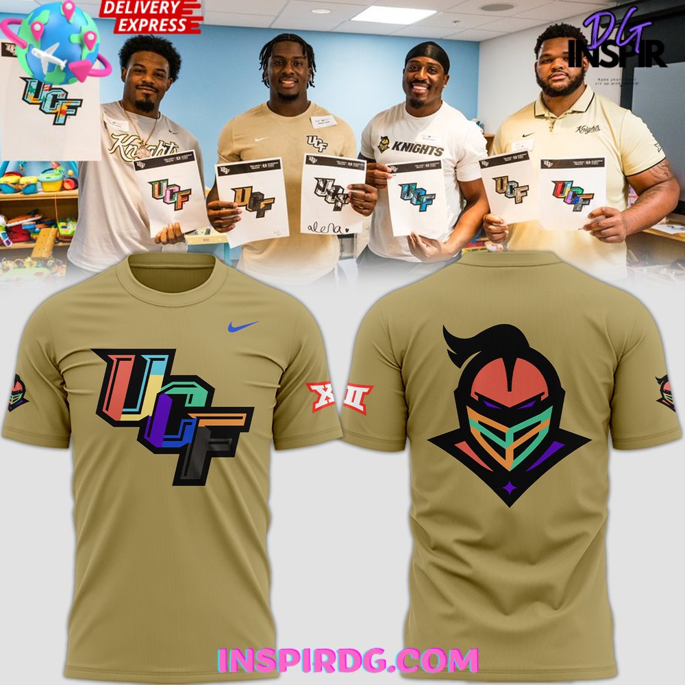 Buildercar - UCF Knights Big XII Colorwave NHL T-shirt