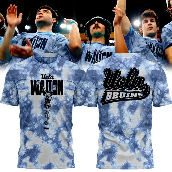 Buildercar - Ucla Men Basketball 32 Tie-dye 3 Bill Walton T-Shirt Hoodie Suit