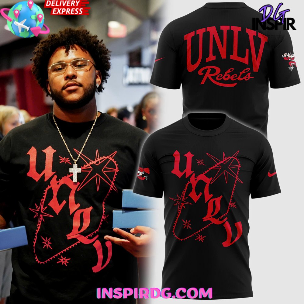 Buildercar - UNLV Rebels Football 2025 NHL T-shirt