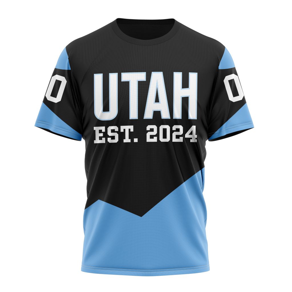 Buildercar - Utah Hockey Club Special Bold Design 02 Personalized Name And Number T-Shirt