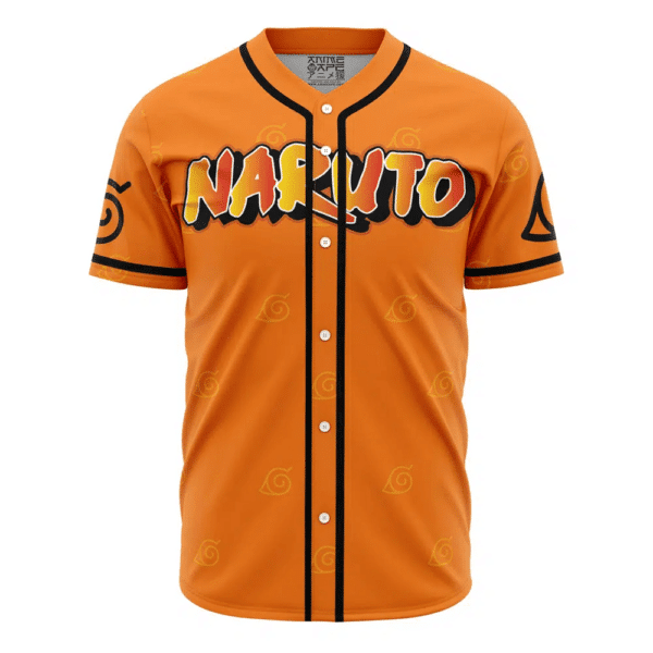 Buildercar - Uzumaki Naruto Custom Name Number Baseball Jersey