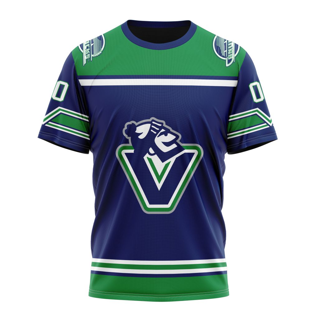 Buildercar - Vancouver Canucks Personalized Alternate Concepts Kits 01 Personalized Name And Number T-Shirt