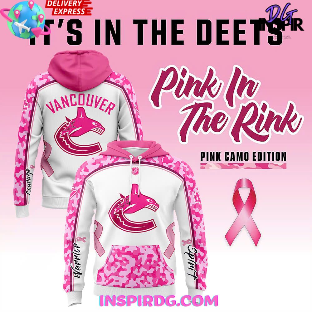Buildercar - Vancouver Canucks Pink in the Rink 2025 Sweatshirt Hoodie