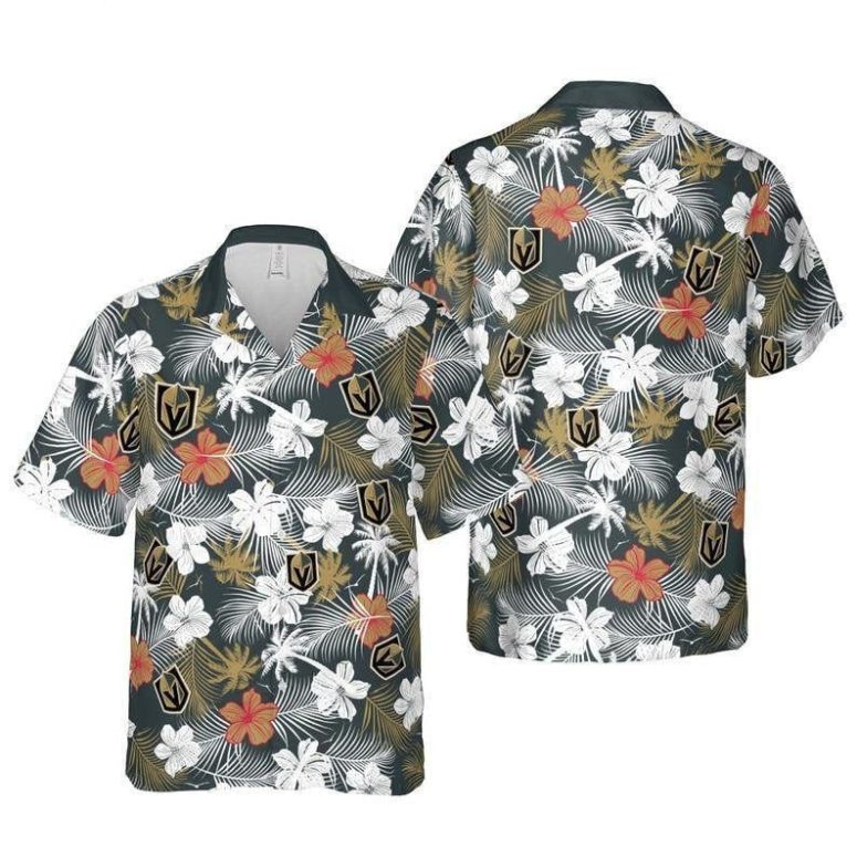 Buildercar - Vegas Golden Knights Tropical Victory Hawaiian Shirt