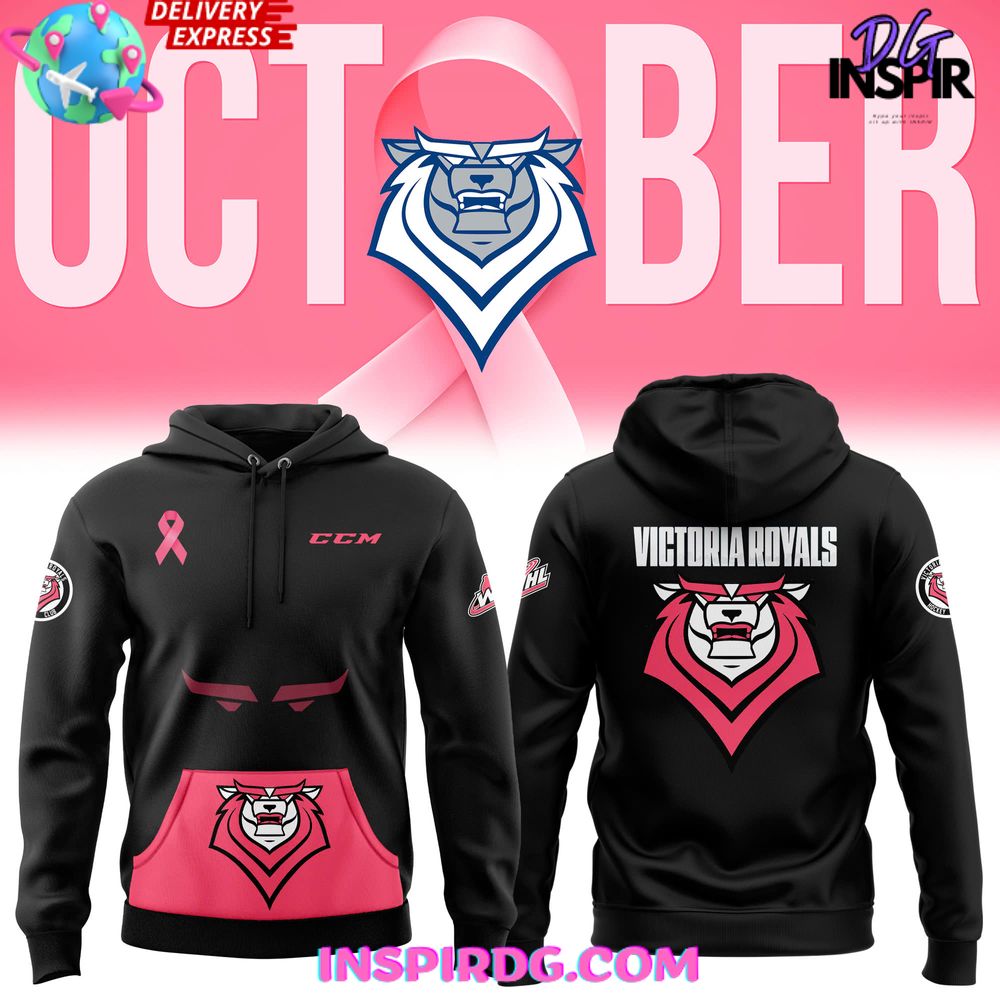 Buildercar - Victoria Royals Breast Cancer Awareness 2025 Sweatshirt Hoodie