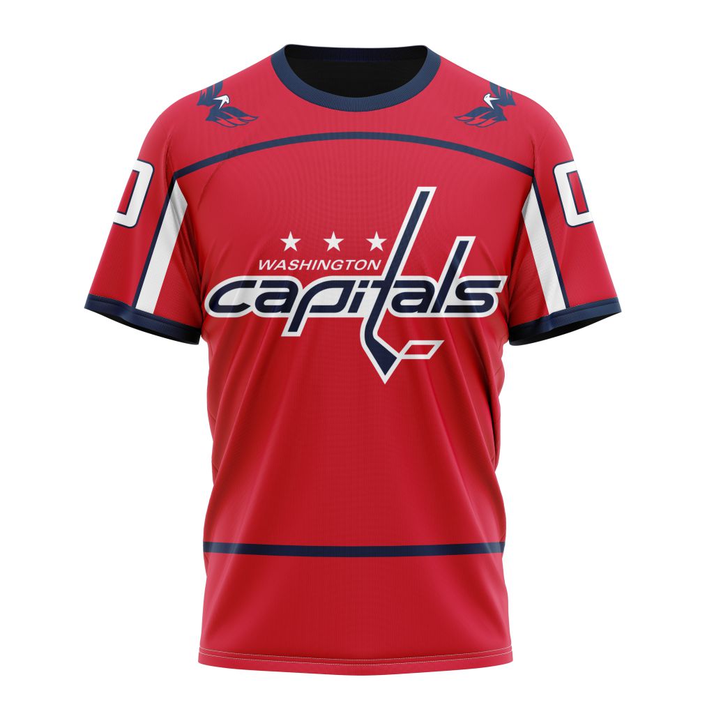 Buildercar - Washington Capitals Home Kits Personalized Name And Number T-Shirt