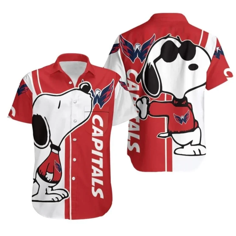 Buildercar - Washington Capitals Snoopy Style Hawaiian Shirt
