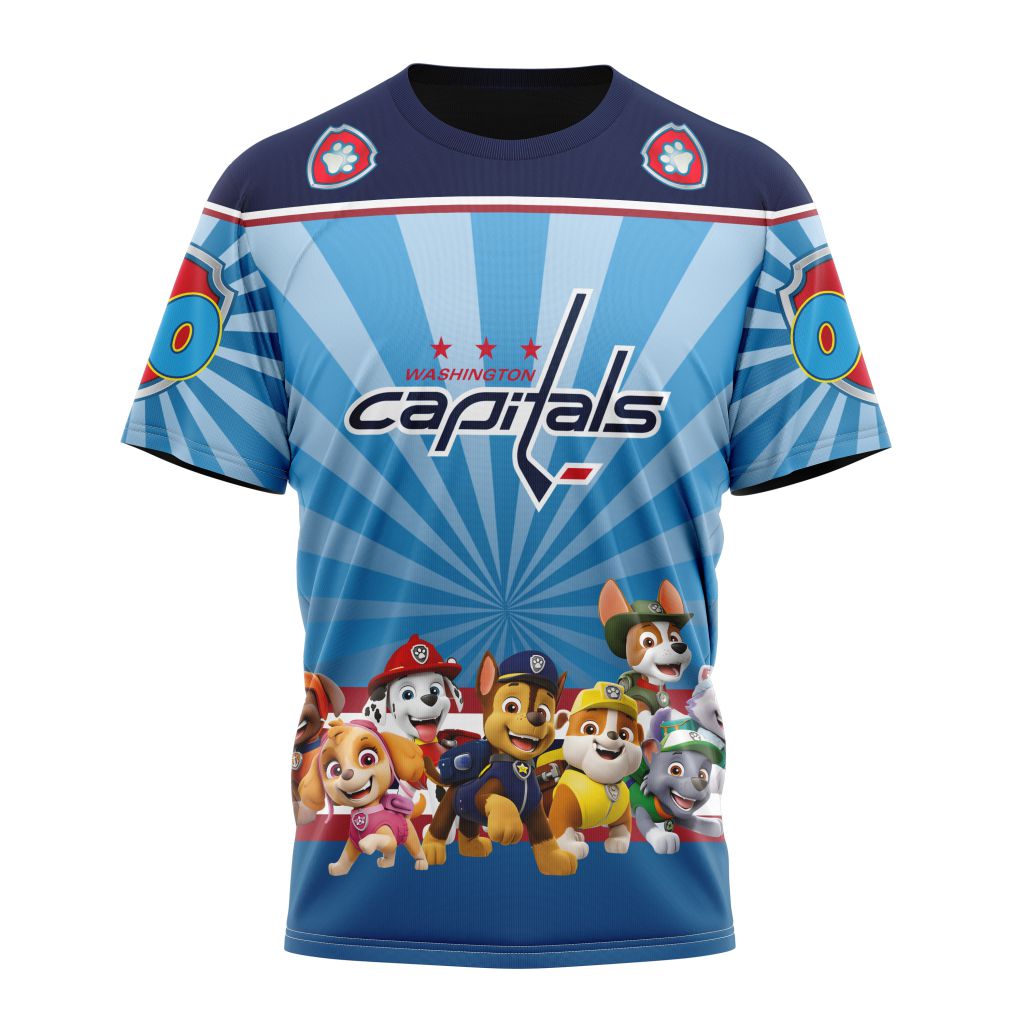 Buildercar - Washington Capitals Special Paw Patrol Kits Style 201 NHL T-shirt