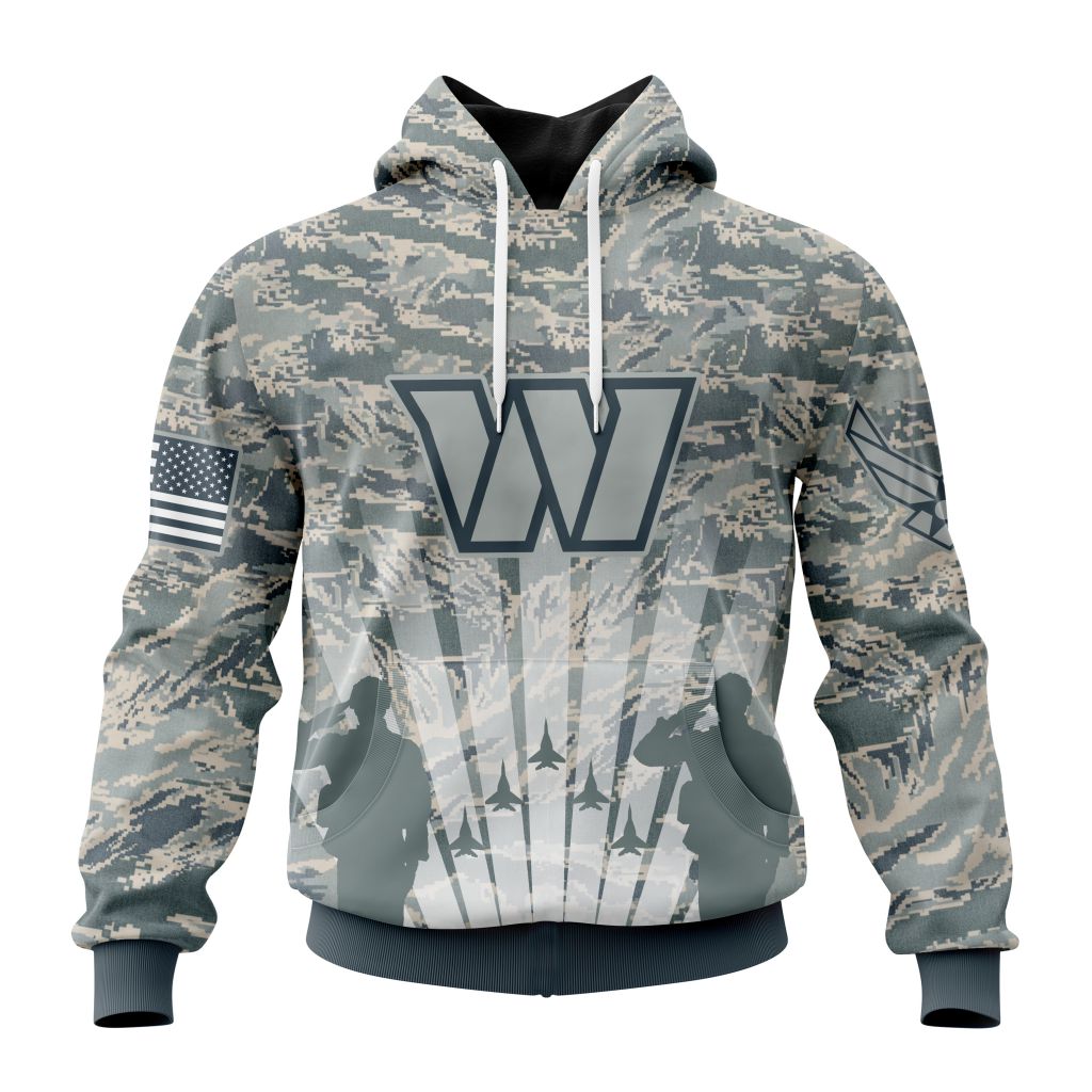 Buildercar - Washington Commanders Army Camo V4 NFL Football Team Hoodie