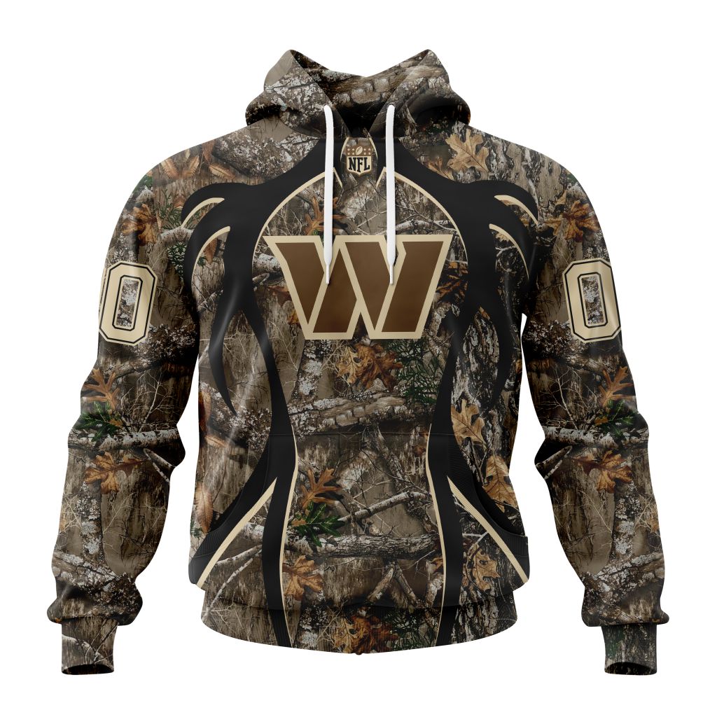 Buildercar - Washington Commanders Hunting Camo V1 NFL Football Team Hoodie